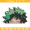 Deku Peek Embroidery Design, Mha Embroidery, Embroidery File, Anime Embroidery, Anime shirt, Digital download..jpg
