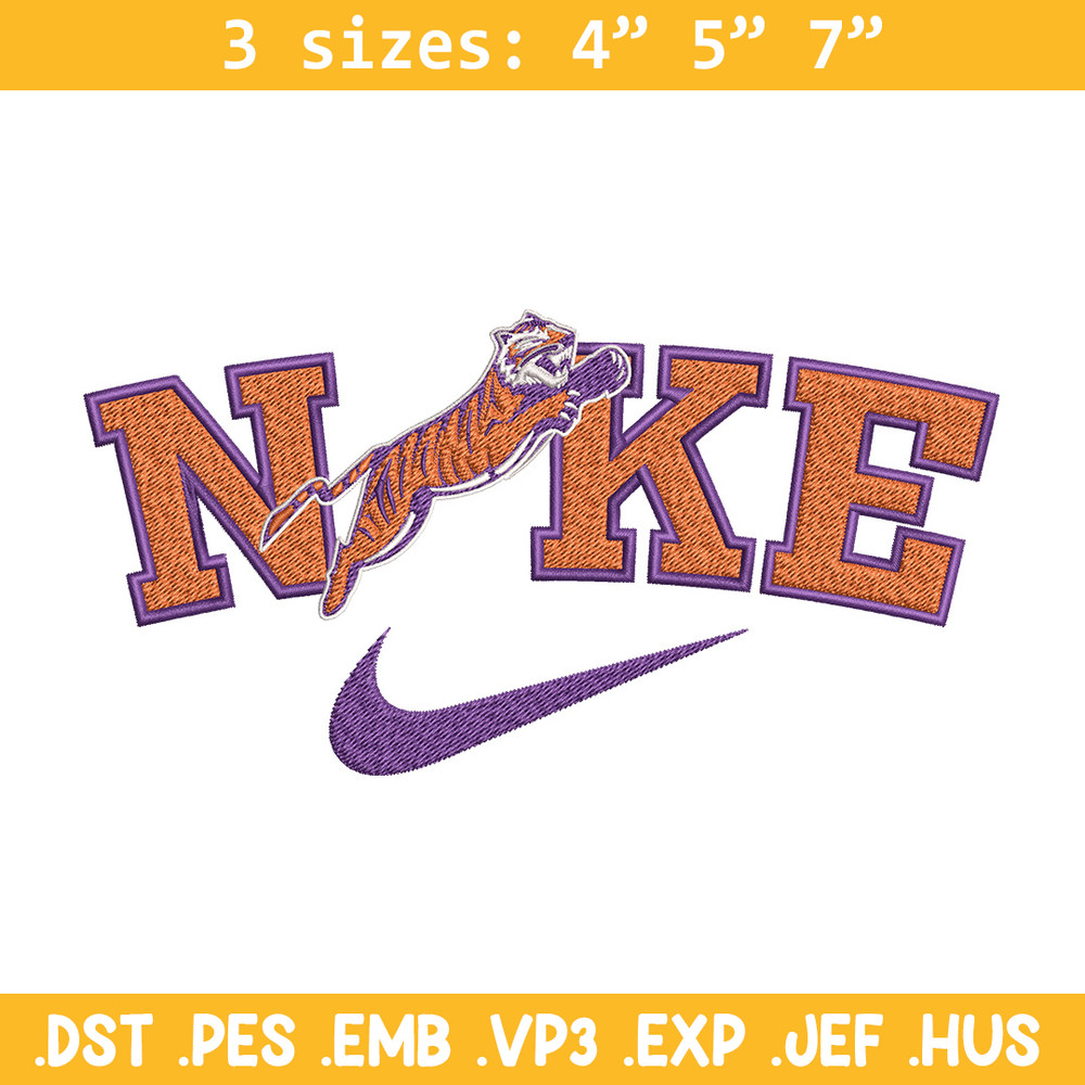 Edward Waters Tigers embroidery design, Sport embroidery, Nike design, Embroidery file,Embroidery shirt,Digital download.jpg