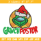 Grinch postor Christmas Embroidery design, Grinch christmas Embroidery, Grinch design, Embroidery file, Instant download.jpg