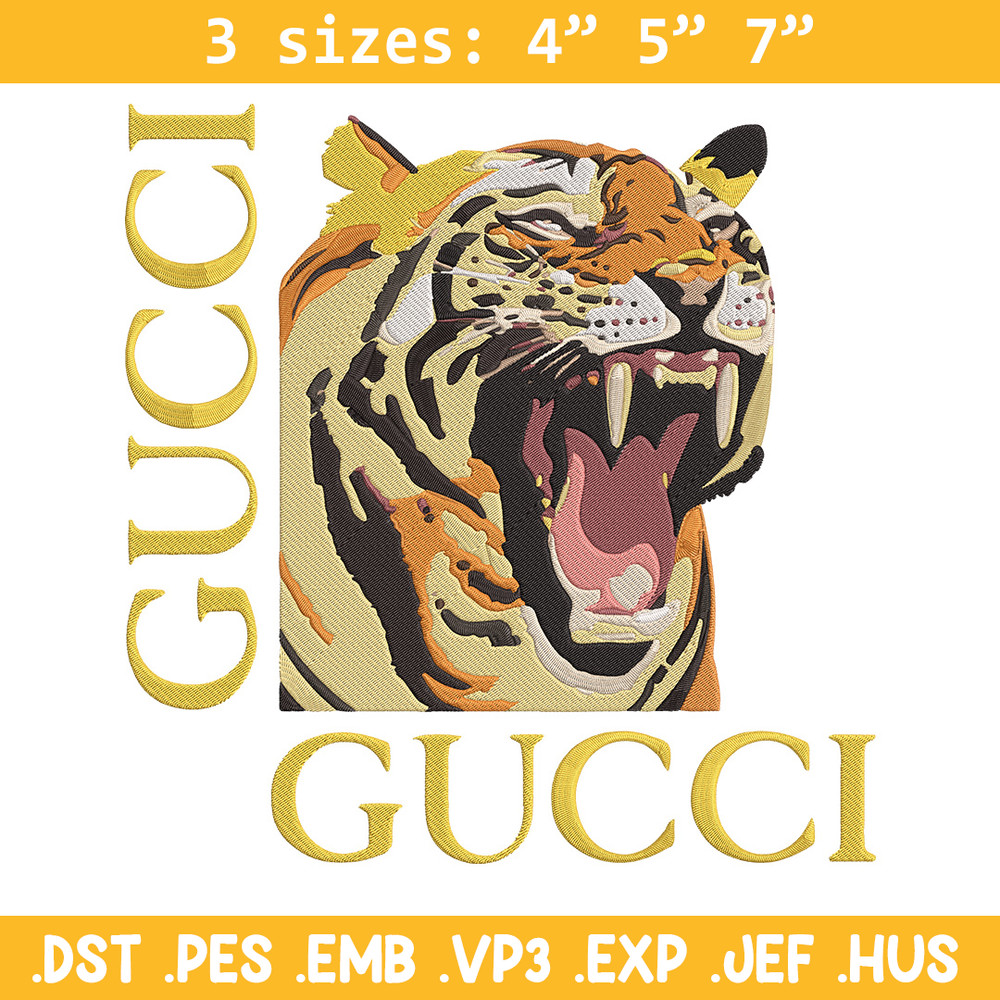 Gucci x Tiger Embroidery Design, Gucci Embroidery, Embroidery File, Anime Embroidery, Anime shirt, Digital download..jpg