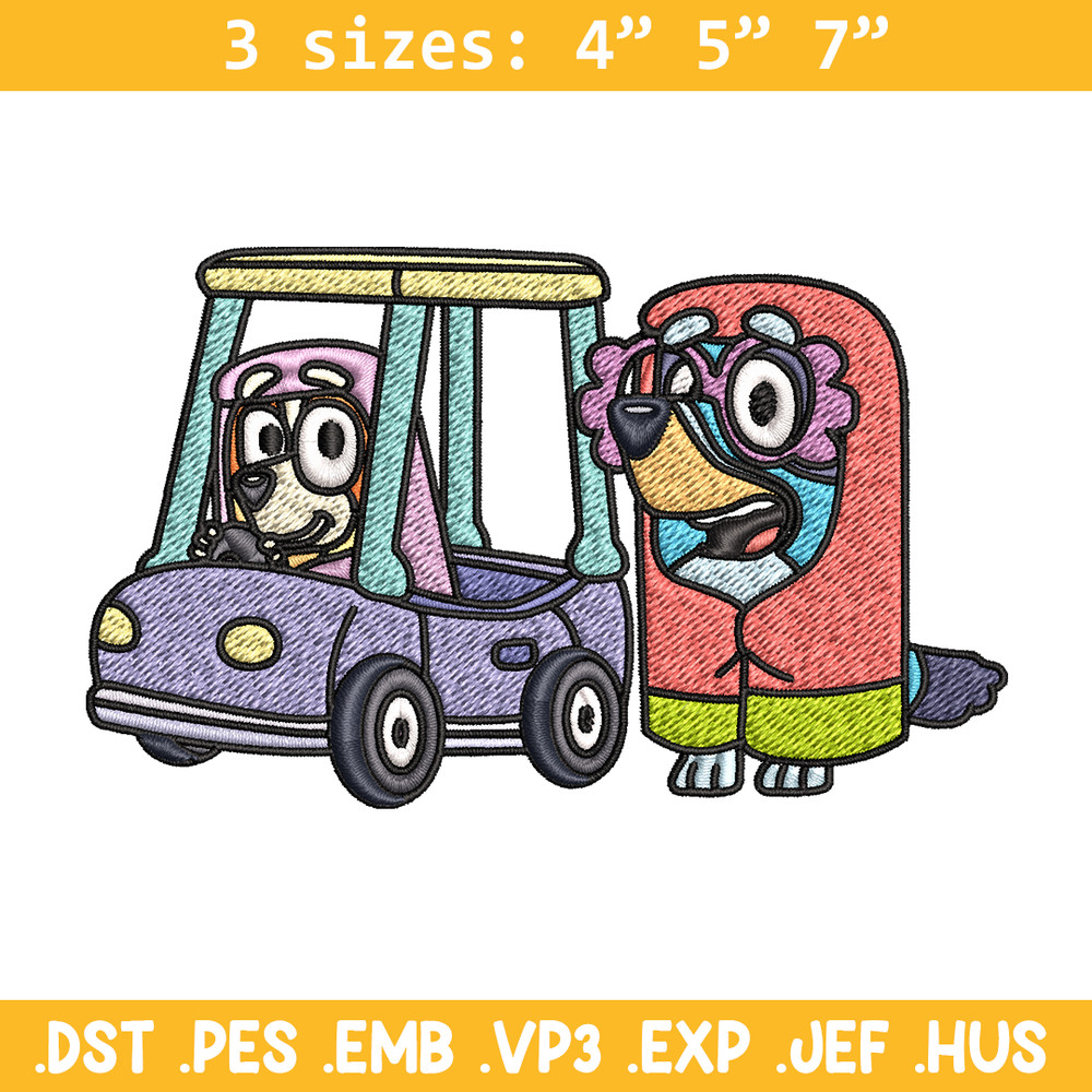 Bluey bingo Embroidery design, Bluey Embroidery, Embroidery File, cartoon design, cartoon shirt, Digital download..jpg