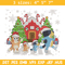 Bluey family Embroidery Design,Bluey Embroidery, Embroidery File, Chrismas Embroidery, Anime shirt, Digital download.jpg