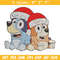 Bluey x Bingo Embroidery Design, Bluey Embroidery, Embroidery File, Chrismas Embroidery, Anime shirt, Digital download.jpg