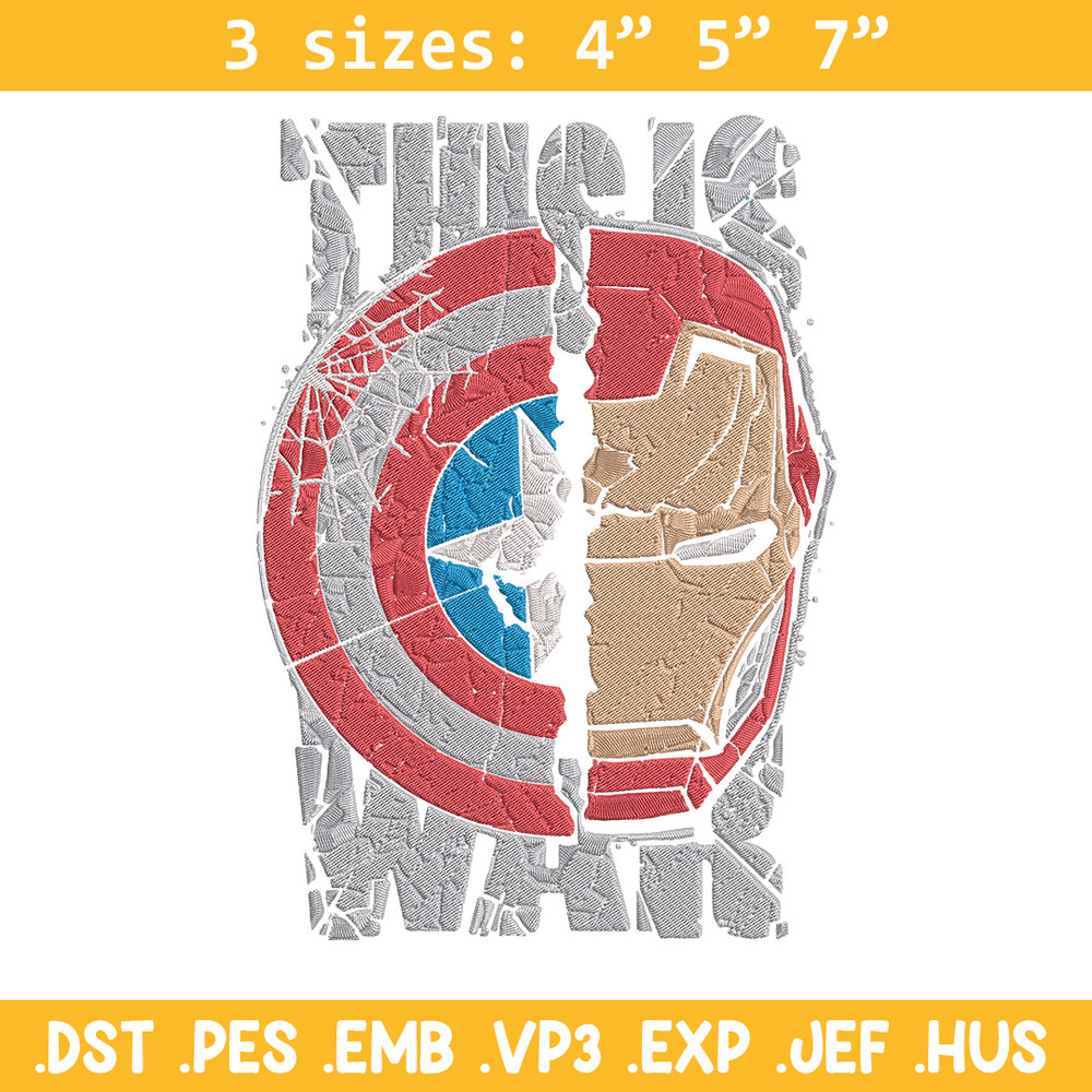 Captain x iron man Embroidery Design, Marvel Embroidery, Embroidery File, Anime Embroidery, Anime shirt,Digital download.jpg