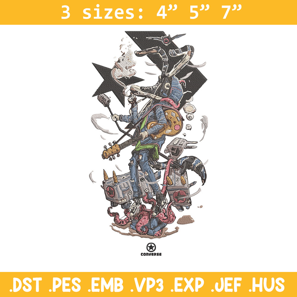 Converse logo Embroidery Design, Converse Embroidery, Embroidery File, Anime Embroidery, Anime shirt, Digital download.jpg