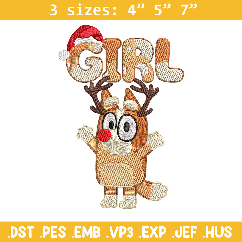 Bingo girl Embroidery Design, Bluey Embroidery, Embroidery File, Chrismas Embroidery, Anime shirt, Digital download.jpg