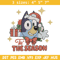 Bluey gift embroidery design, Bluey embroidery, Chrismas design, Embroidery file, Embroidery shirt, Digital download.jpg