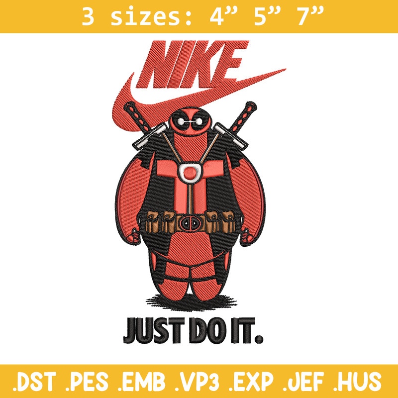 Deadpool funny Nike Embroidery design, Deadpool funny Embroidery, Nike design, Embroidery file, Instant download..jpg