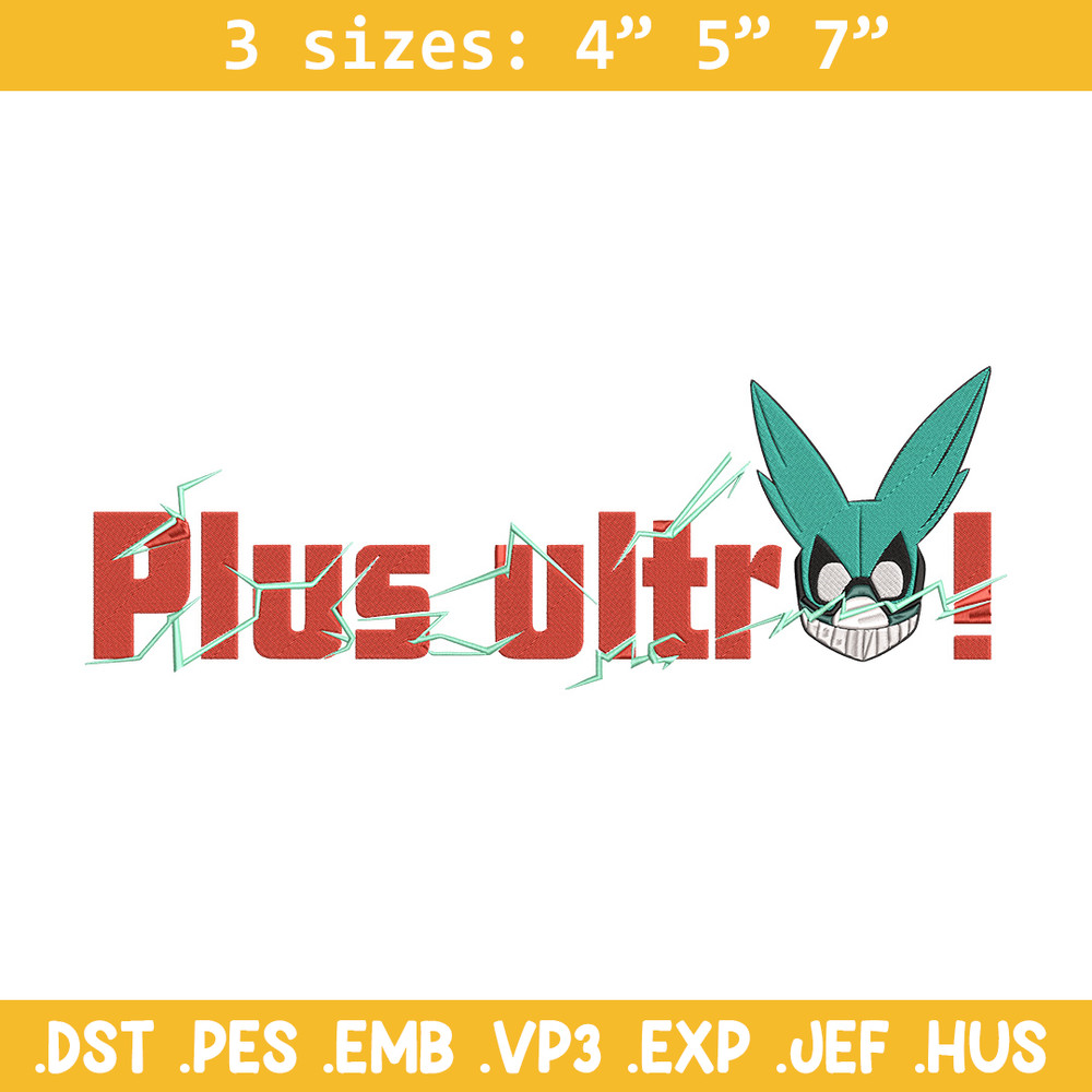 Deku logo Embroidery Design, My hero academia Embroidery, Embroidery File, Anime Embroidery,Anime shirt,Digital download.jpg