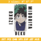 Deku poster Embroidery Design, Mha Embroidery, Embroidery File, Anime Embroidery, Anime shirt, Digital download.jpg