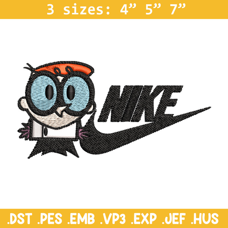 Dexter cartoon Nike Embroidery design, Dexter cartoon Embroidery, Nike design, Embroidery file, Instant download..jpg
