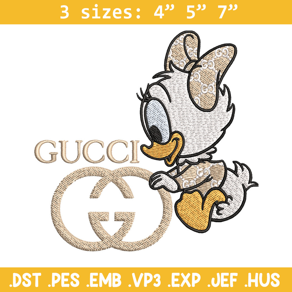 Duck baby Embroidery Design, Gucci Embroidery, Embroidery File, Logo shirt, Sport Embroidery, Digital download.jpg