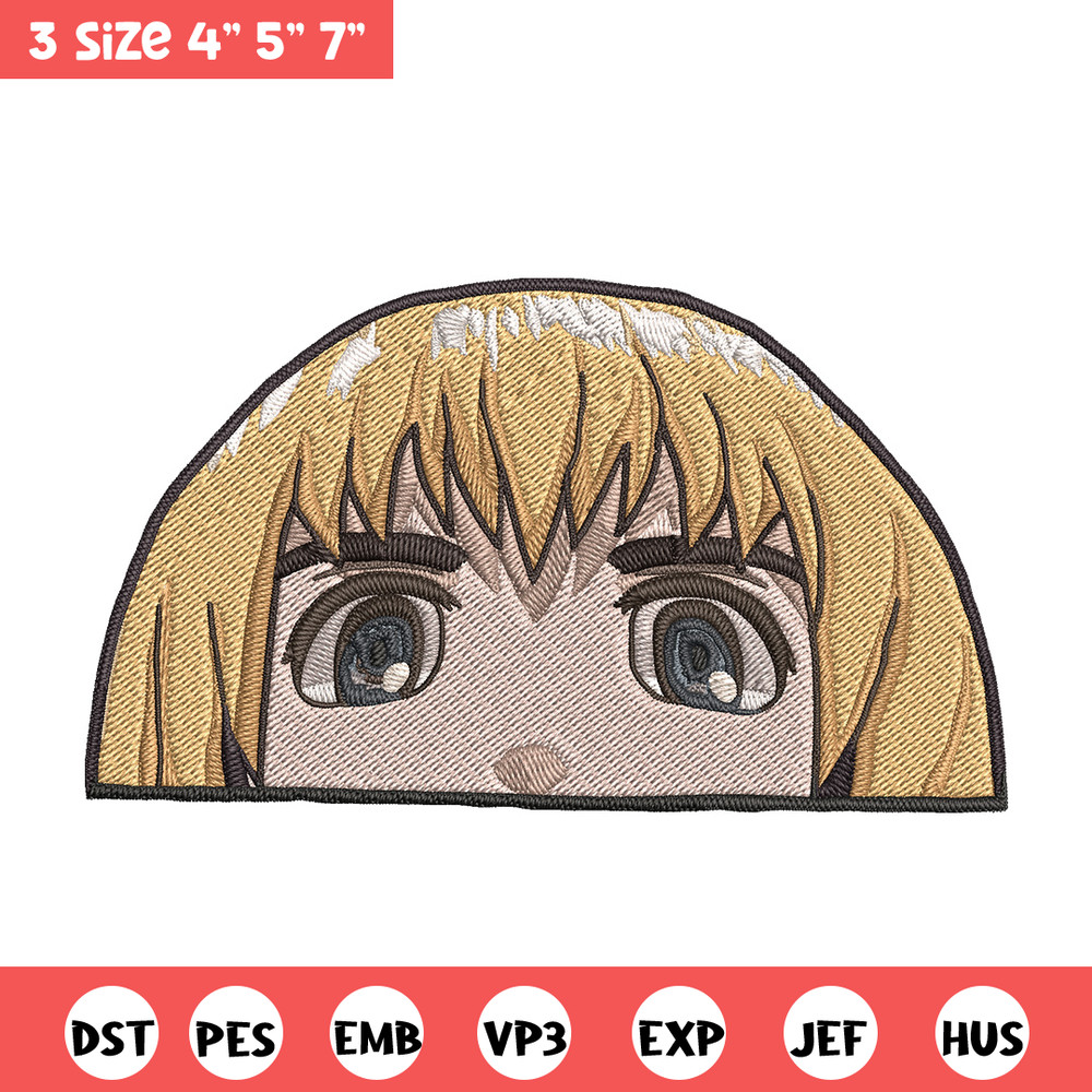 Armin Peeker Embroidery Design, Aot Embroidery, Embroidery File, Anime Embroidery, Anime shirt, Digital download.jpg