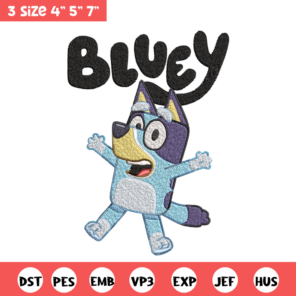 Bluey Embroidery, Bluey Cartoon Embroidery, cartoon Embroidery, cartoon shirt, Embroidery File, digital download..jpg