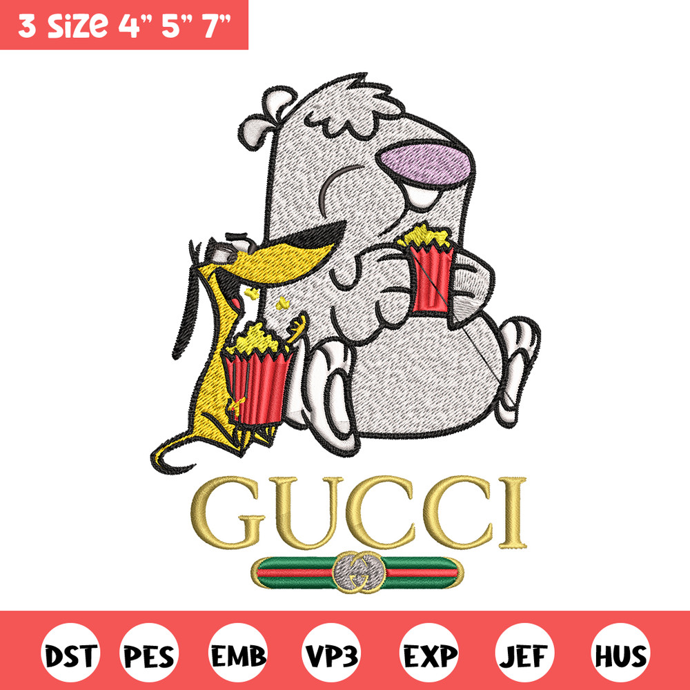 Cartoon Gucci Embroidery design, Cartoon Gucci Embroidery, cartoon design, Embroidery File, Gucci logo, Digital download.jpg