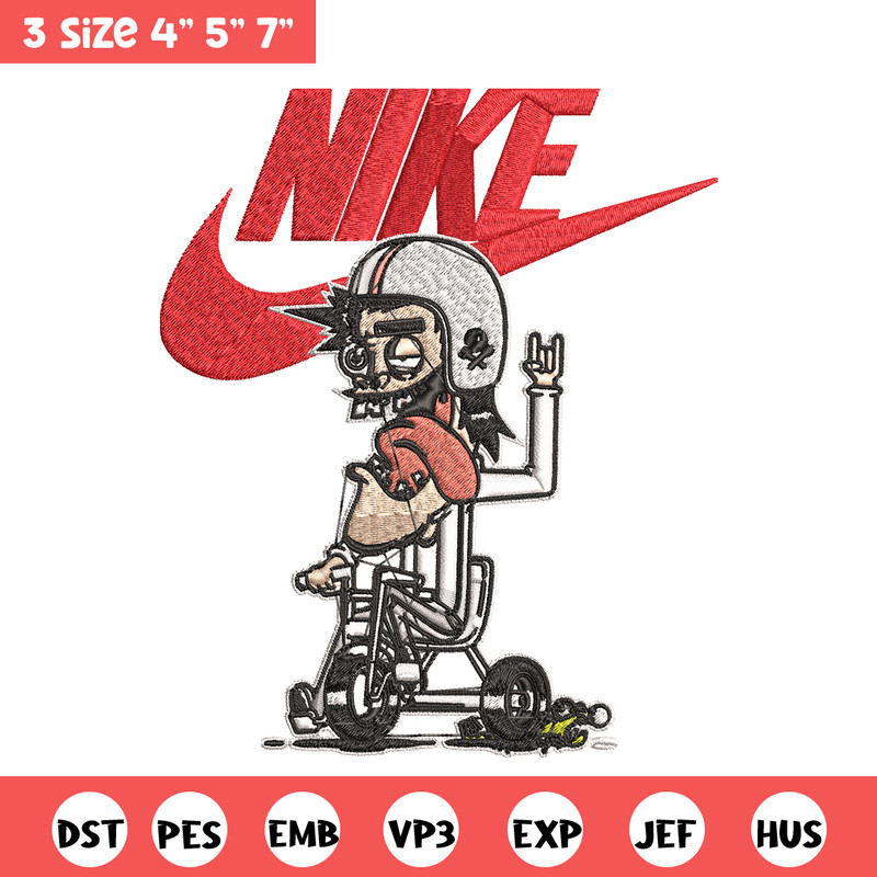 Cartoon Nike Embroidery design, Cartoon funny Embroidery, Nike design, Embroidery file, logo shirt, Instant download..jpg