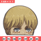 Armin Peeker Embroidery Design, Aot Embroidery, Embroidery File, Anime Embroidery, Anime shirt, Digital download..jpg