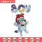 Bluey boy Embroidery Design, Bluey Embroidery, Embroidery File, Chrismas Embroidery, Anime shirt, Digital download.jpg