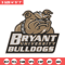 Bryant Bulldogs mascot embroidery design, NEC embroidery,Sport embroidery, logo sport embroidery, Embroidery design.jpg