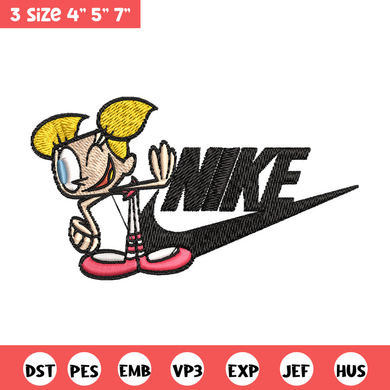 Bubbles cartoon Nike Embroidery design, Bubbles cartoon Embroidery, Nike design, Embroidery file, Instant download..jpg