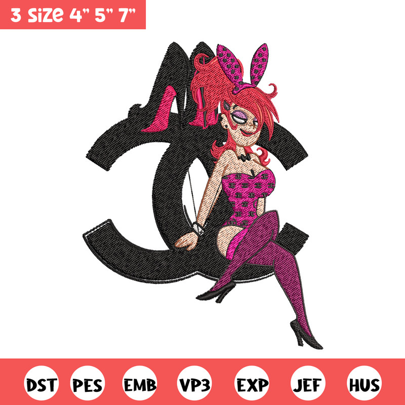 Bunny girl gucci Embroidery Design, Gucci Embroidery, Brand Embroidery, Embroidery File, Logo shirt, Digital download.jpg