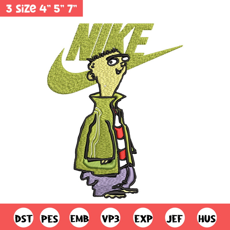 Cartoon Nike Embroidery design, Cartoon Embroidery, Nike design, Embroidery file, logo nike shirt, Instant download..jpg