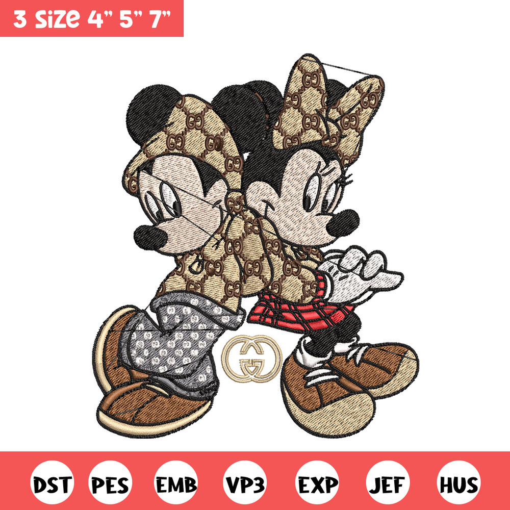 Couple gucci mouse Embroidery Design, Gucci Embroidery, Embroidery File, Logo shirt,Sport Embroidery, Digital download.jpg