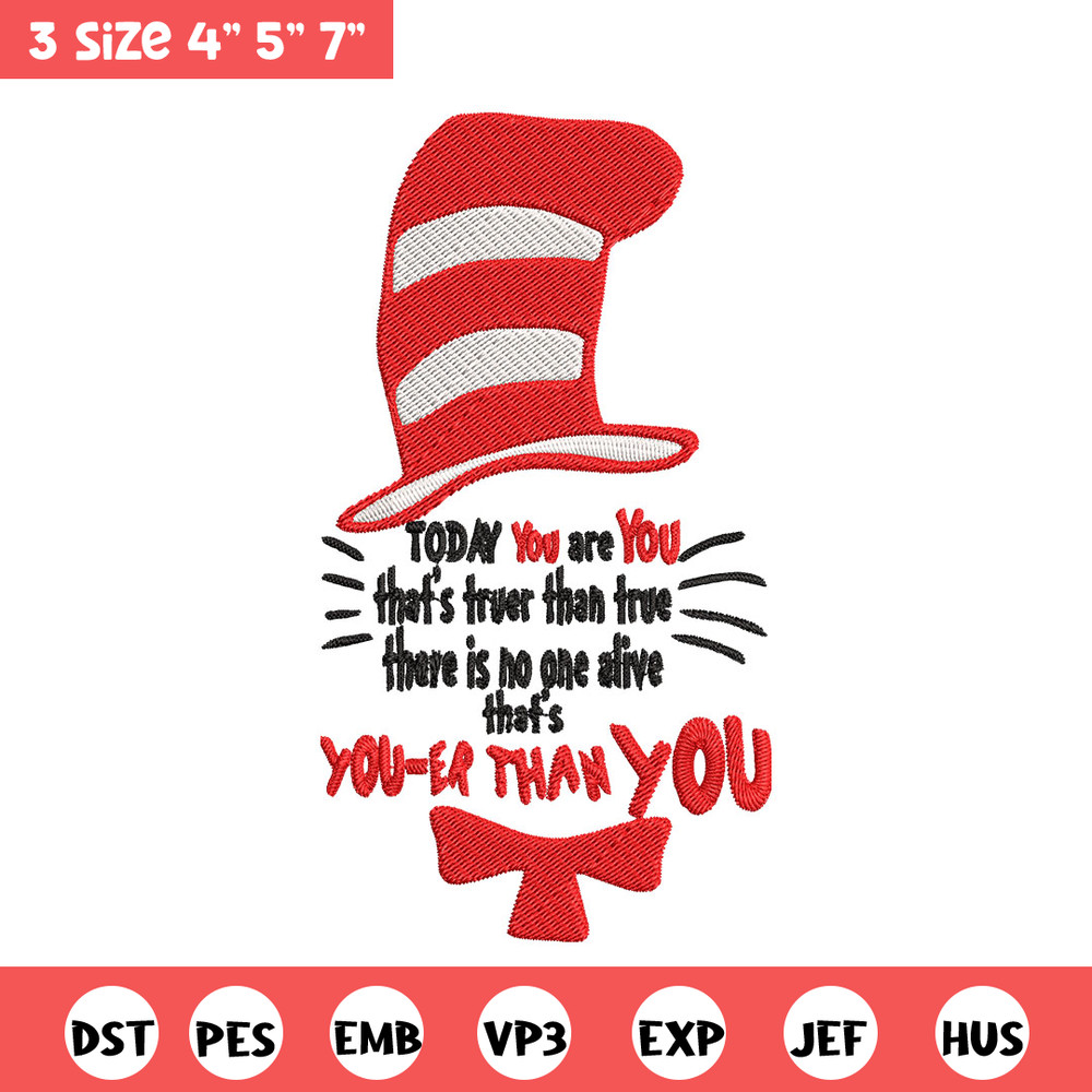 Dr. Seuss Embroidery Design, Dr seuss Embroidery, Embroidery File, logo shirt, Embroidery design, Digital download..jpg