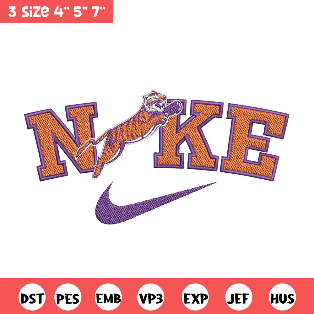 Edward Waters Tigers embroidery design, Sport embroidery, Nike design, Embroidery file,Embroidery shirt,Digital download.jpg