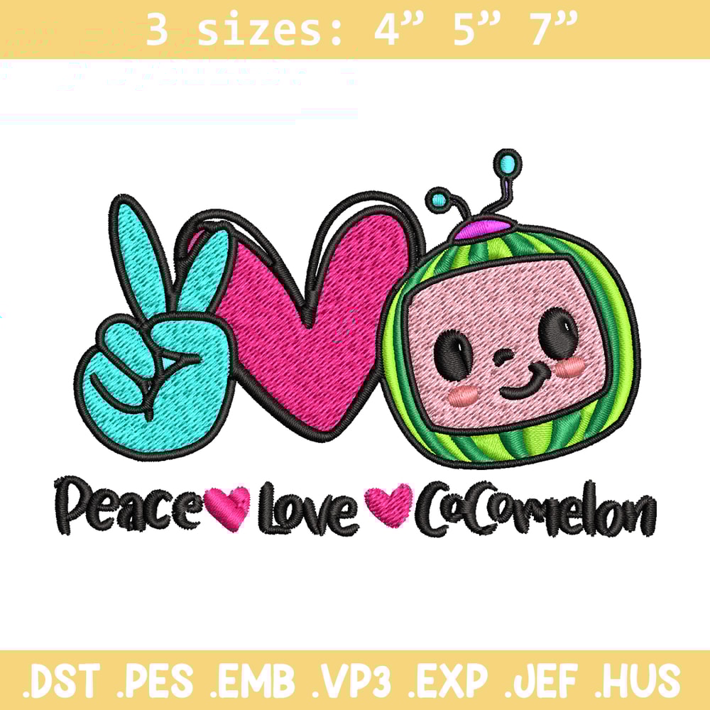 Cocomelon Logo Embroidery design, Cocomelon Embroidery, logo design, Embroidery File, logo shirt, Instant download..jpg