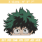 Deku face Embroidery Design, Mha Embroidery, Embroidery File, Anime Embroidery, Anime shirt, Digital download.jpg