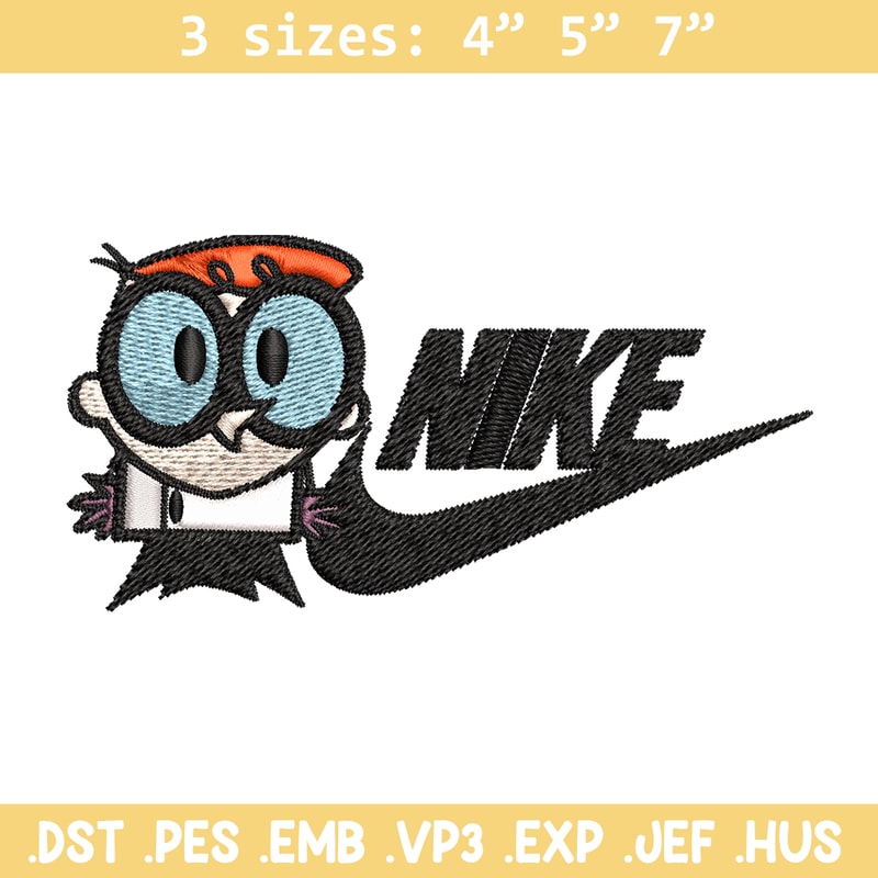 Dexter cartoon Nike Embroidery design, Dexter cartoon Embroidery, Nike design, Embroidery file, Instant download..jpg