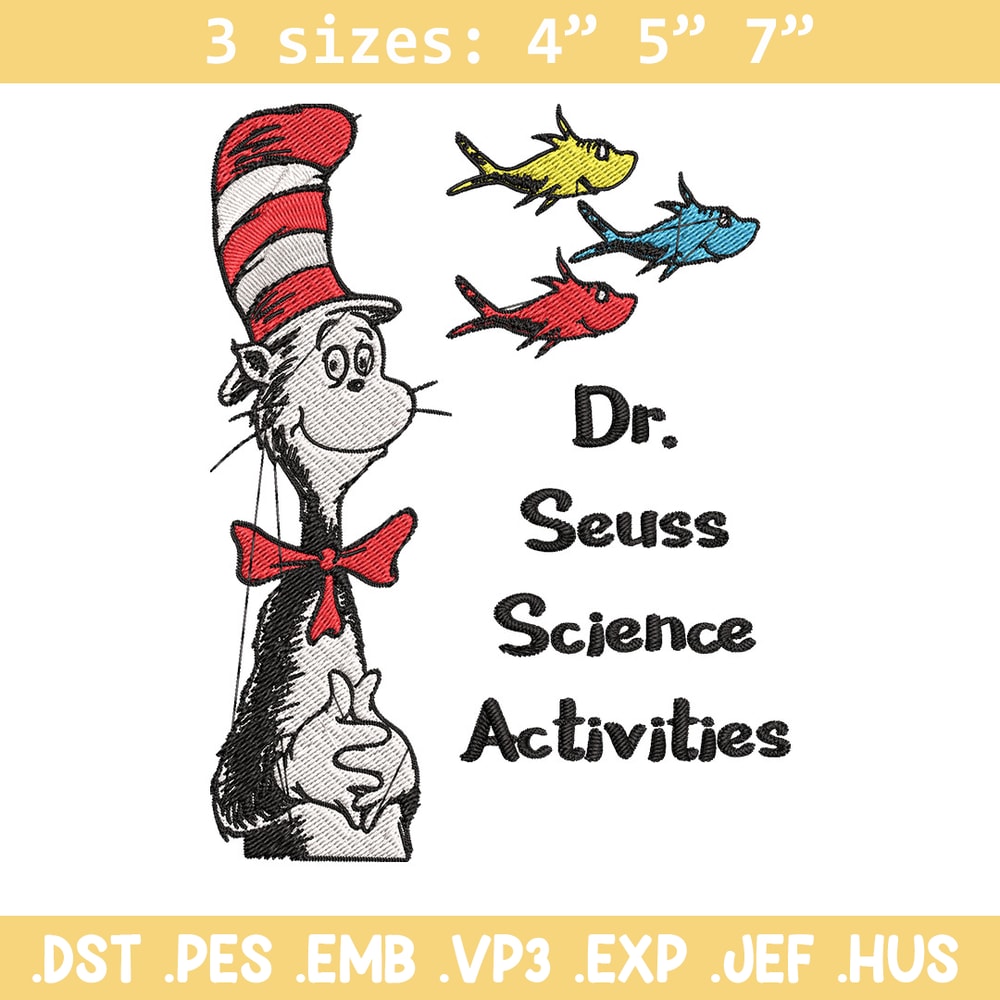 Dr Seuss Science activities Embroidery Design, Dr Seuss Embroidery, Embroidery File, Embroidery design, Digital download.jpg