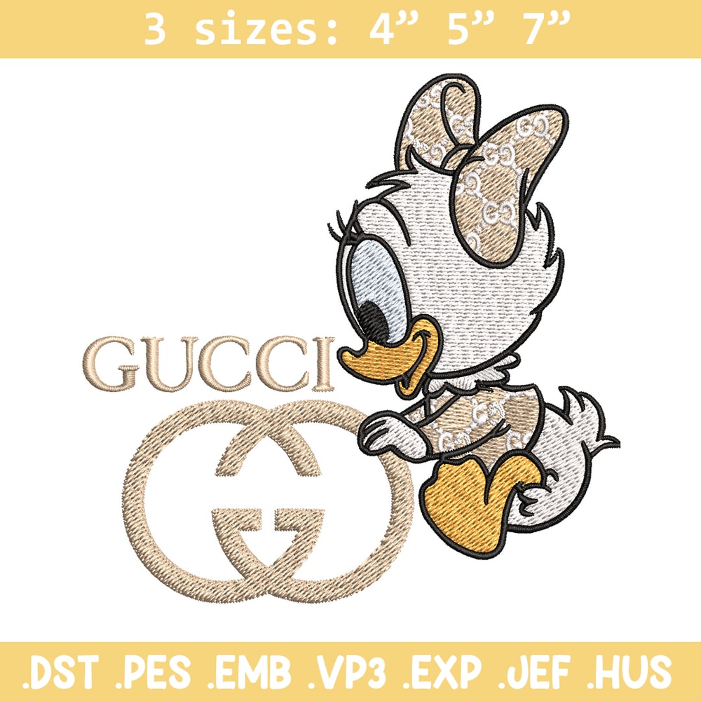 Duck baby Embroidery Design, Gucci Embroidery, Embroidery File, Logo shirt, Sport Embroidery, Digital download.jpg