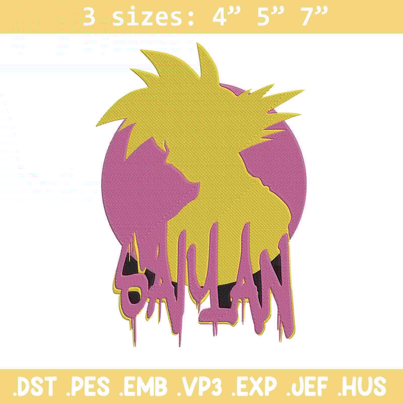 Goku circle Embroidery Design, Dragonball Embroidery, Embroidery File, Anime Embroidery, Anime shirt, Digital download.jpg