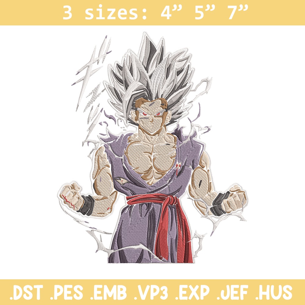 Goku Ultra form Embroidery Design, Dragonball Embroidery, Embroidery File, Anime Embroidery,Anime shirt,Digital download.jpg