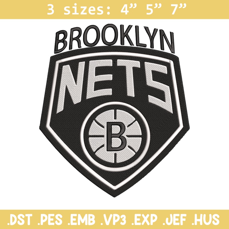 Brooklyn Nets logo embroidery design, NBA embroidery,Sport embroidery, Logo sport embroidery, Embroidery design.jpg