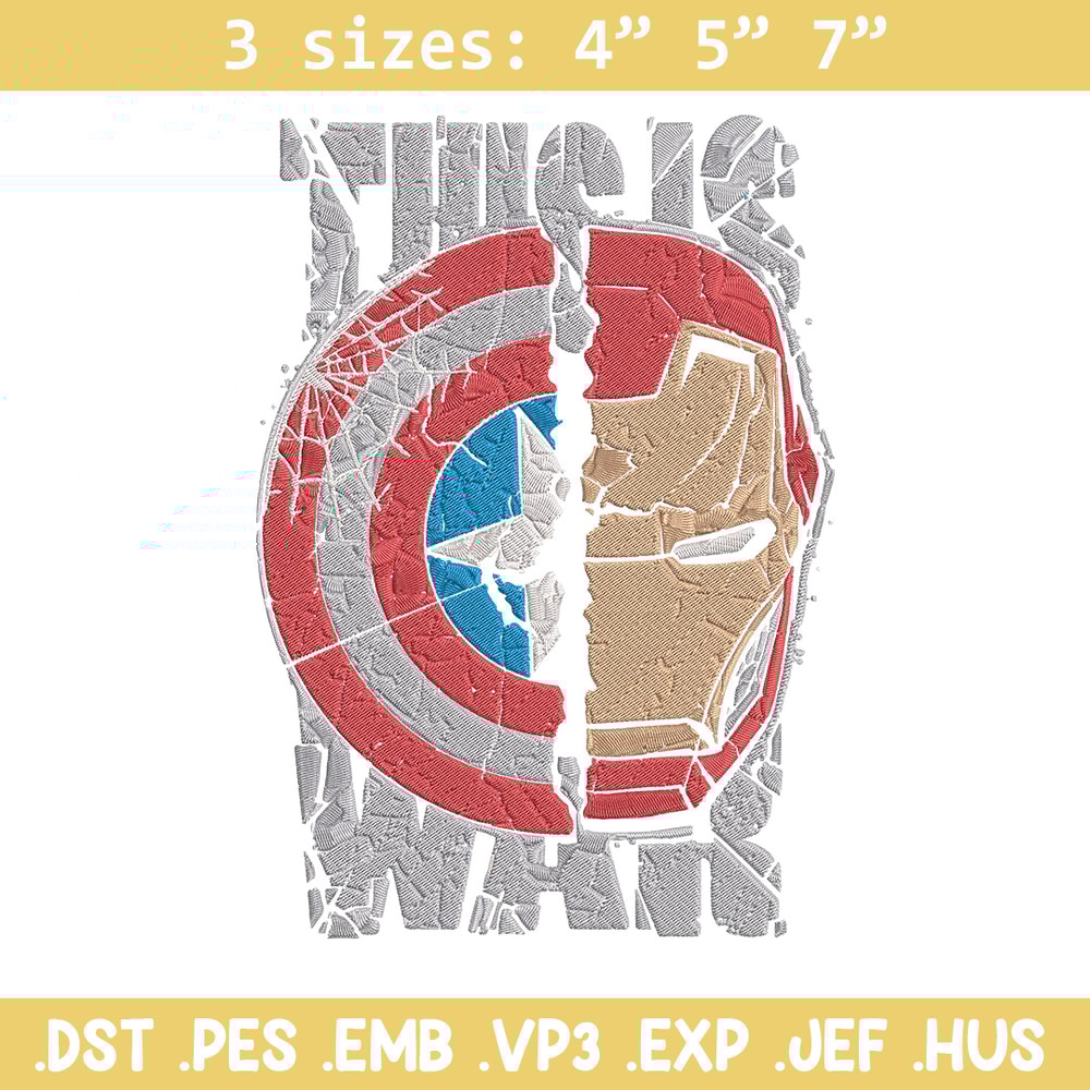 Captain x iron man Embroidery Design, Marvel Embroidery, Embroidery File, Anime Embroidery, Anime shirt,Digital download.jpg