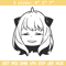 Anya meme Embroidery Design, Spy x family Embroidery, Embroidery File, Anime Embroidery, Anime shirt, Digital download.jpg