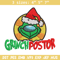 Grinch postor Christmas Embroidery design, Grinch christmas Embroidery, Grinch design, Embroidery file, Instant download.jpg
