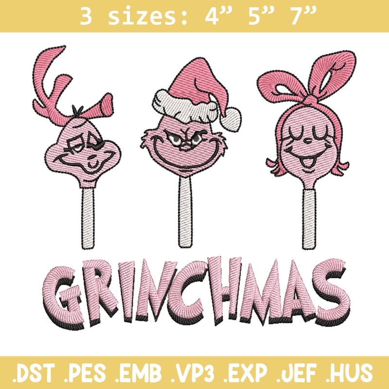 Grinchmas embroidery design, Grinch embroidery, Chrismas design, Embroidery shirt, Embroidery file, Digital download.jpg