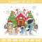 Bluey family Embroidery Design,Bluey Embroidery, Embroidery File, Chrismas Embroidery, Anime shirt, Digital download.jpg