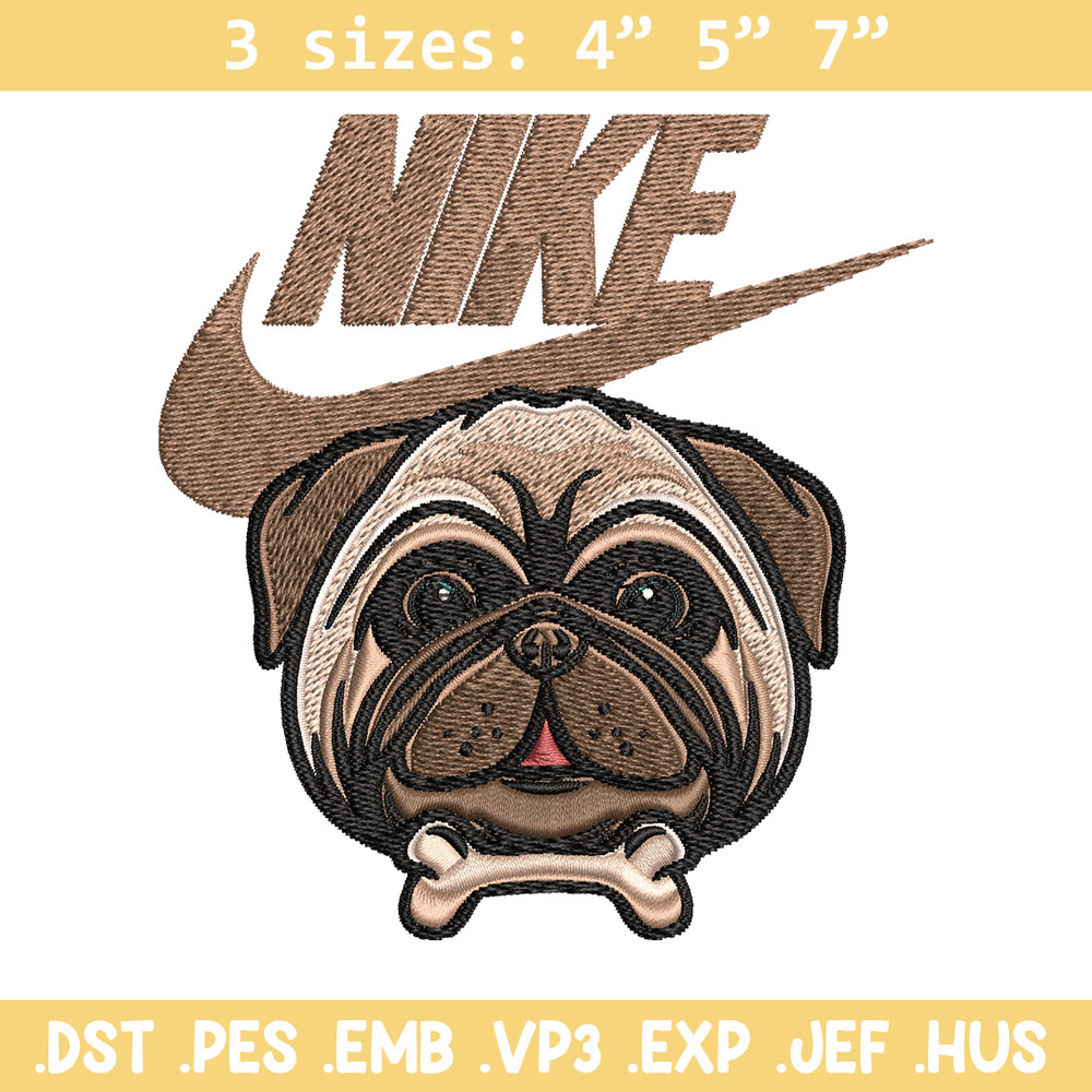 Bulldog Nike Embroidery design, Bulldog logo Embroidery, Nike design, Embroidery file, logo shirt, Instant download..jpg