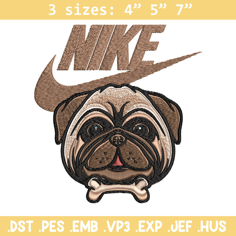 Bulldog Nike Embroidery design, Bulldog logo Embroidery, Nike design, Embroidery file, logo shirt, Instant download..jpg