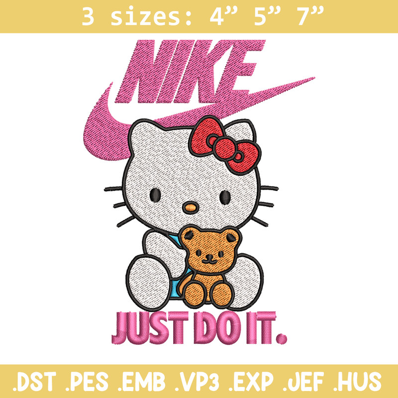 Hello kitty Nike Embroidery design, Hello kitty Embroidery, Nike design, Embroidery file, cartoon logo. Instant download.jpg