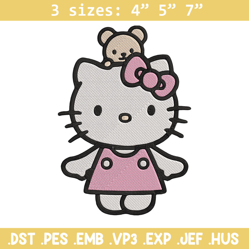 Hello kitty pink Embroidery Design, Hello kitty Embroidery, Embroidery File, Anime Embroidery, Digital download.jpg