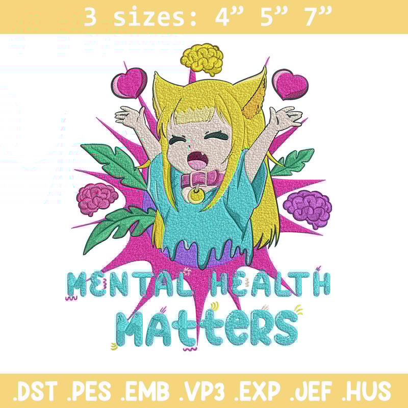 Cat girl cute Embroidery Design, Manga Embroidery, Embroidery File, Anime Embroidery, Anime shirt, Digital download.jpg