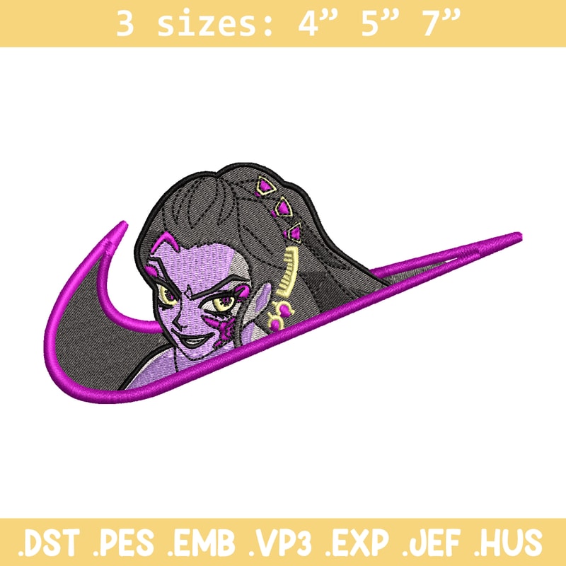 Daki nike embroidery design, Kimetsu no Yaiba embroidery, nike design, anime design, anime shirt, Digital download.jpg