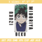Deku poster Embroidery Design, Mha Embroidery, Embroidery File, Anime Embroidery, Anime shirt, Digital download.jpg