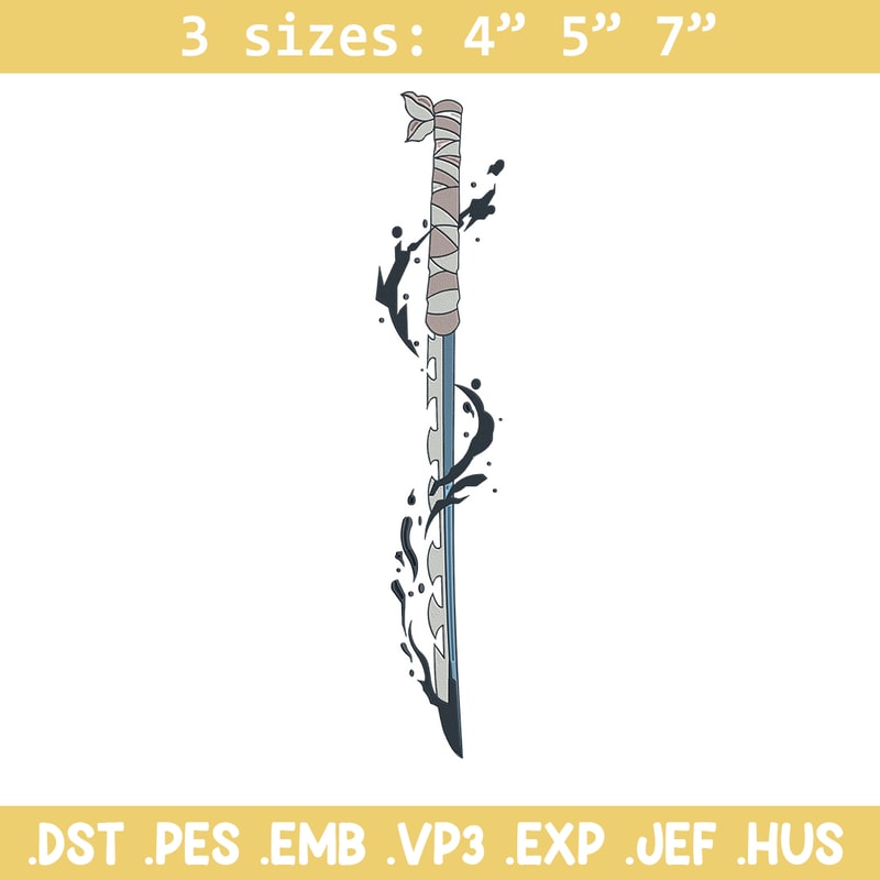 Inosuke sword Embroidery Design, Demon slayer Embroidery, Embroidery File, Anime Embroidery,Anime shirt,Digital download.jpg
